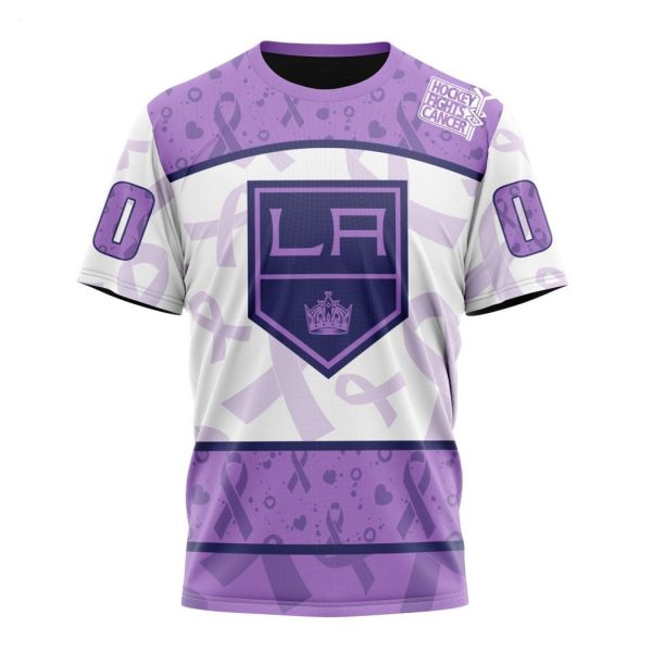 Personalized NHL Los Angeles Kings Special Lavender – Fight Cancer T-Shirt