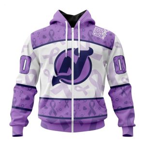 Personalized NHL New Jersey Devils Special Lavender – Fight Cancer T-Shirt