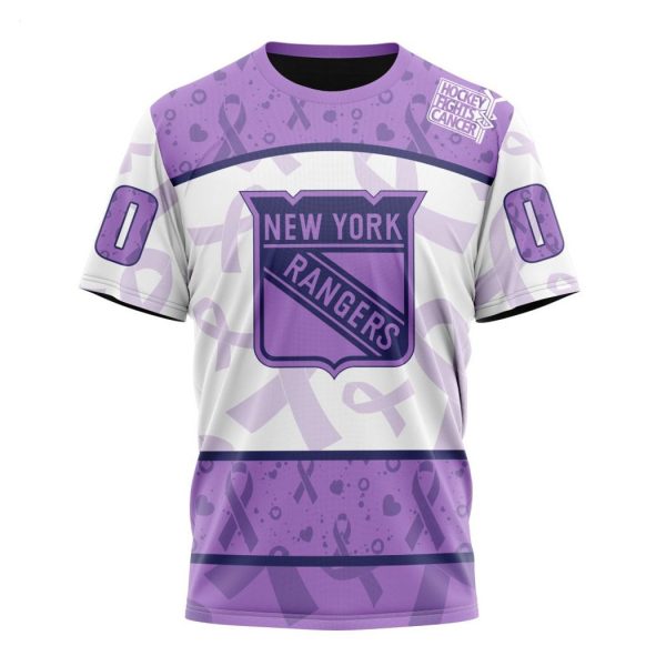 Personalized NHL New York Rangers Special Lavender – Fight Cancer T-Shirt