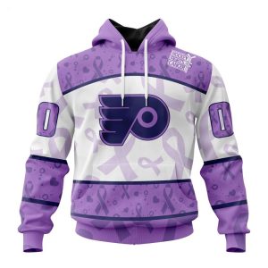 Personalized NHL Philadelphia Flyers Special Lavender – Fight Cancer T-Shirt