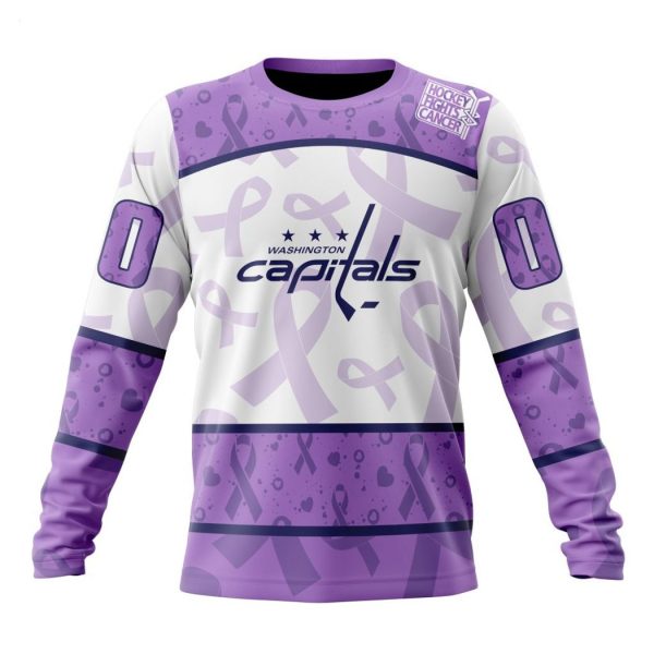 Personalized NHL Washington Capitals Special Lavender – Fight Cancer T-Shirt