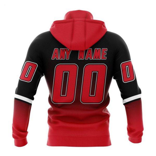 Personalized NHL Carolina Hurricanes Special Retro Gradient Design Hoodie