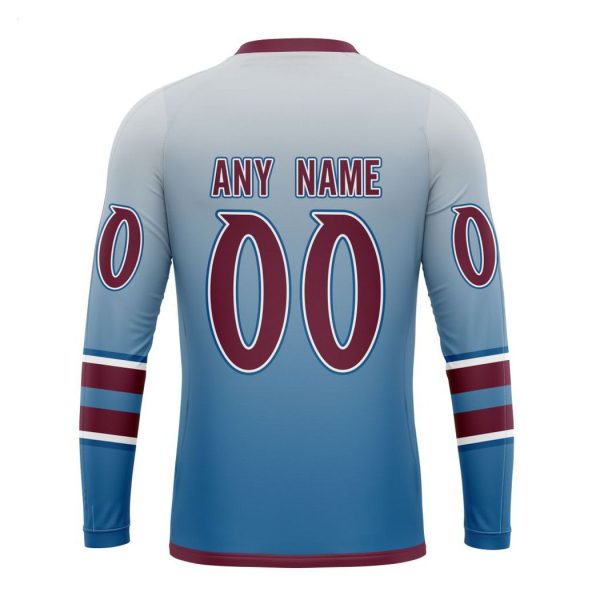 Personalized NHL Colorado Avalanche Special Retro Gradient Design Hoodie