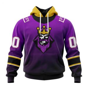 Personalized NHL Los Angeles Kings Special Retro Gradient Design Hoodie