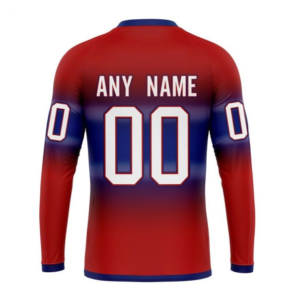 Personalized NHL Montreal Canadiens Special Retro Gradient Design Hoodie