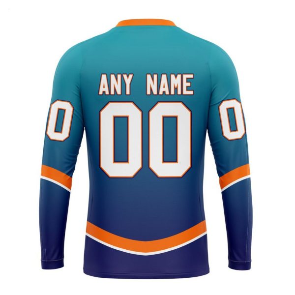 Personalized NHL New York Islanders Special Retro Gradient Design Hoodie