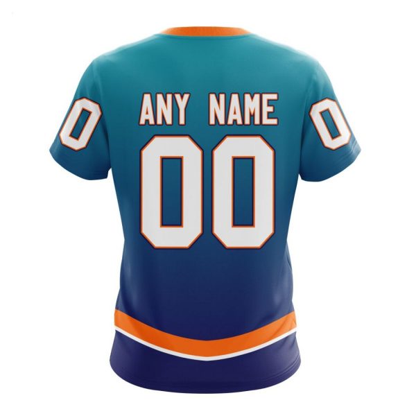 Personalized NHL New York Islanders Special Retro Gradient Design Hoodie