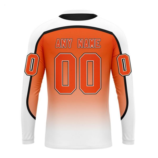 Personalized NHL Philadelphia Flyers Special Retro Gradient Design Hoodie