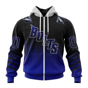 Personalized NHL Tampa Bay Lightning Special Retro Gradient Design Hoodie