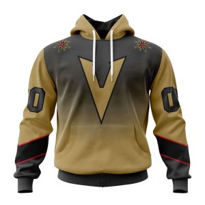 Personalized NHL Vegas Golden Knights Special Retro Gradient Design Hoodie
