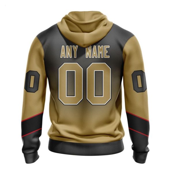 Personalized NHL Vegas Golden Knights Special Retro Gradient Design Hoodie