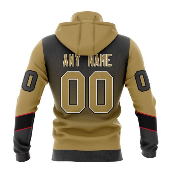 Personalized NHL Vegas Golden Knights Special Retro Gradient Design Hoodie