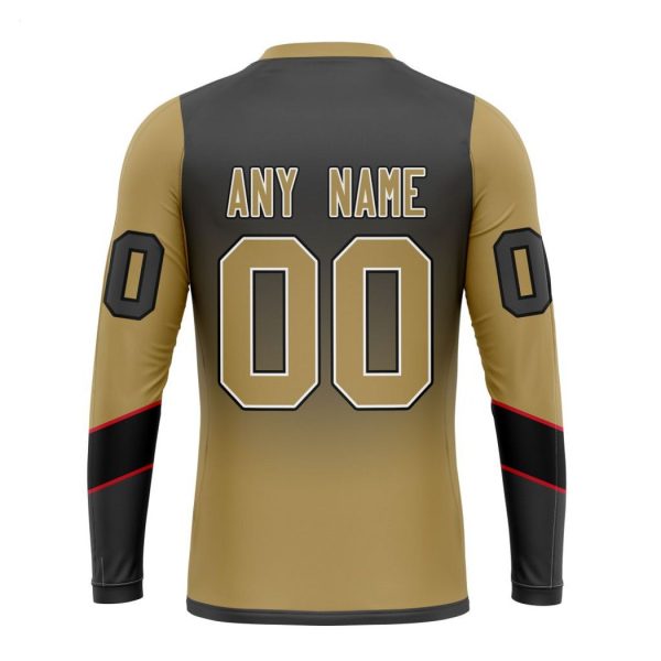 Personalized NHL Vegas Golden Knights Special Retro Gradient Design Hoodie