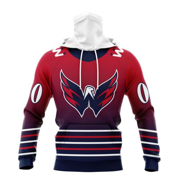 Personalized NHL Washington Capitals Special Retro Gradient Design Hoodie