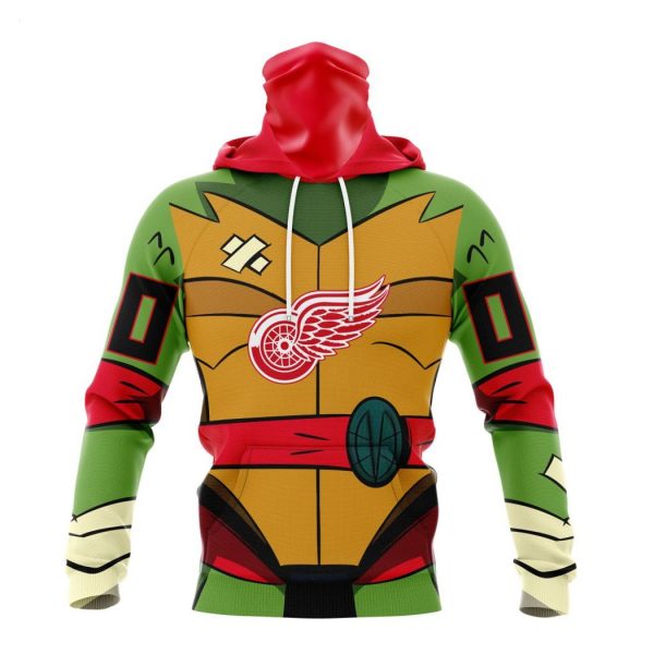 Personalized NHL Detroit Red Wings Special Teenage Mutant Ninja Turtles Design Hoodie