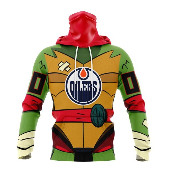 Personalized NHL Edmonton Oilers Special Teenage Mutant Ninja Turtles Design Hoodie