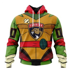 Personalized NHL Florida Panthers Special Teenage Mutant Ninja Turtles Design Hoodie