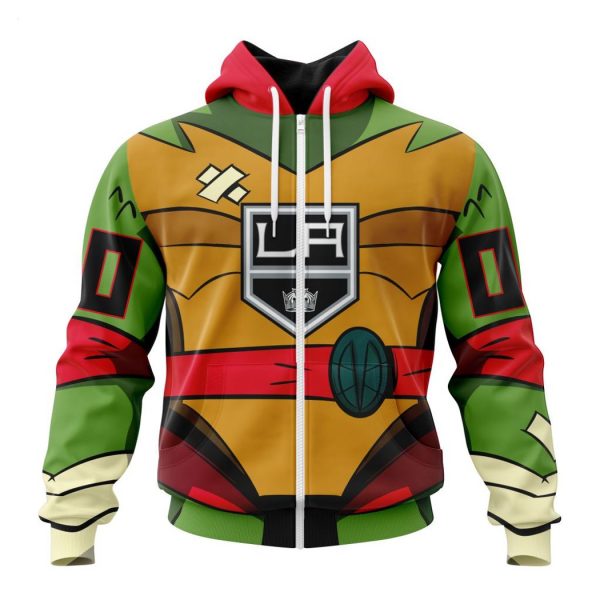 Personalized NHL Los Angeles Kings Special Teenage Mutant Ninja Turtles Design Hoodie