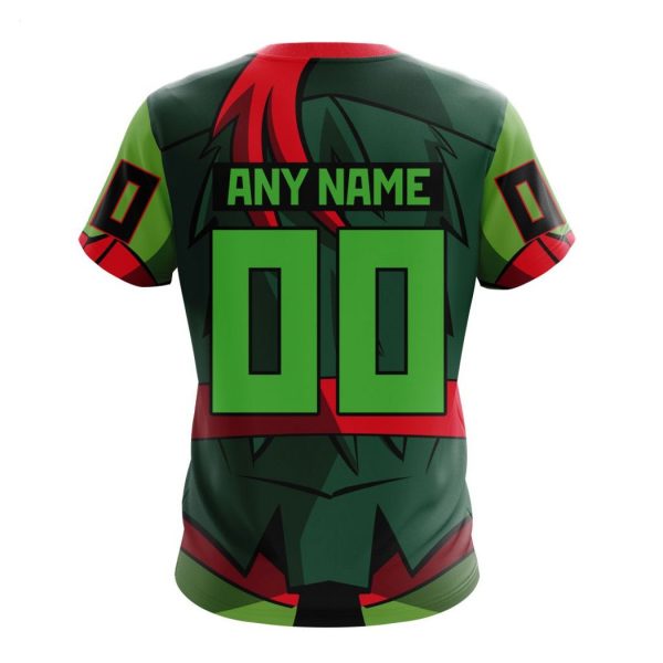 Personalized NHL New Jersey Devils Special Teenage Mutant Ninja Turtles Design Hoodie