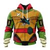 Personalized NHL Pittsburgh Penguins Special Teenage Mutant Ninja Turtles Design Hoodie