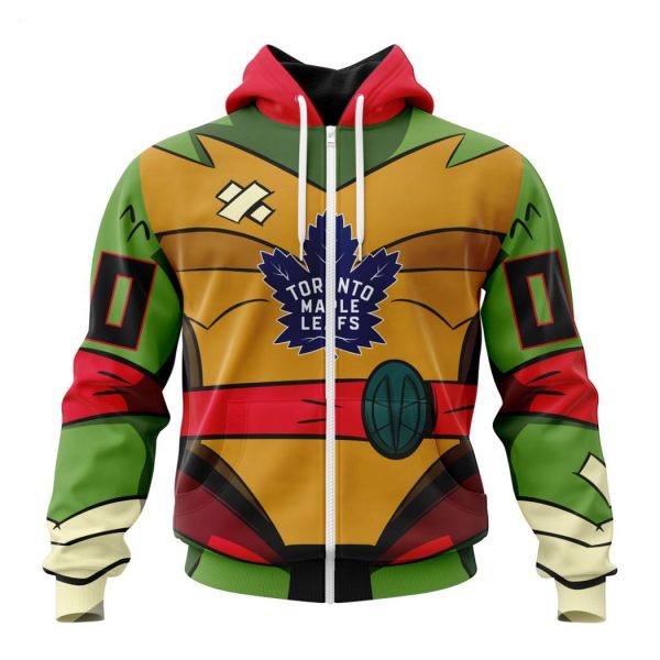 Personalized NHL Toronto Maple Leafs Special Teenage Mutant Ninja Turtles Design Hoodie