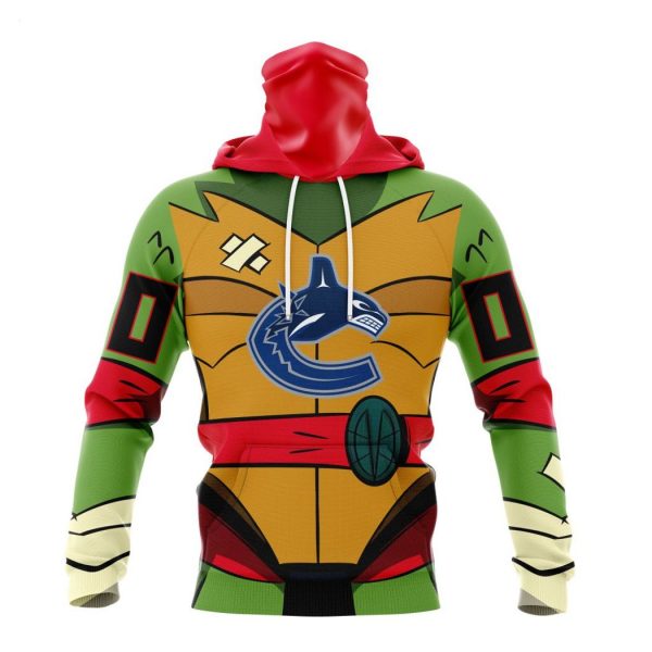 Personalized NHL Vancouver Canucks Special Teenage Mutant Ninja Turtles Design Hoodie