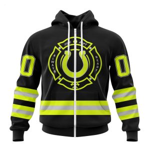 Personalized NFL Indianapolis Colts Special FireFighter Uniform Design Hoodie