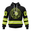 Personalized NFL Miami Dolphins Special FireFighter Uniform Design Hoodie