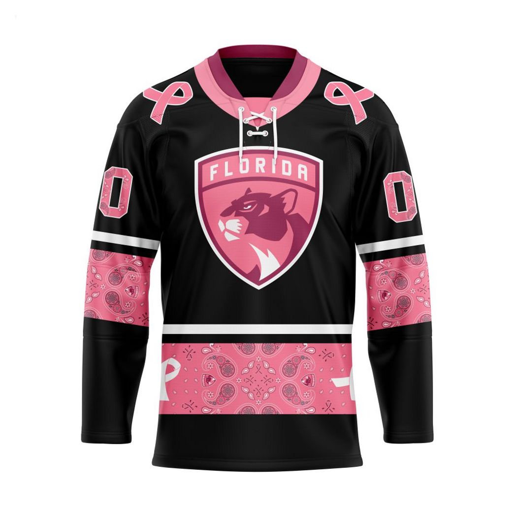 Florida Panthers NHL Special Pink Breast Cancer Hockey Jersey Long Sleeve -  Growkoc