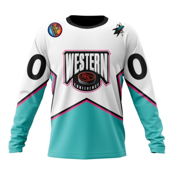 Personalized NHL San Jose Sharks All-Star Western Conference 2023 Hoodie