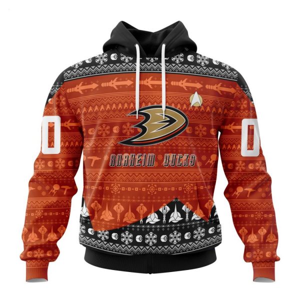 Personalized NHL Anaheim Ducks Special Star Trek Design Hoodie