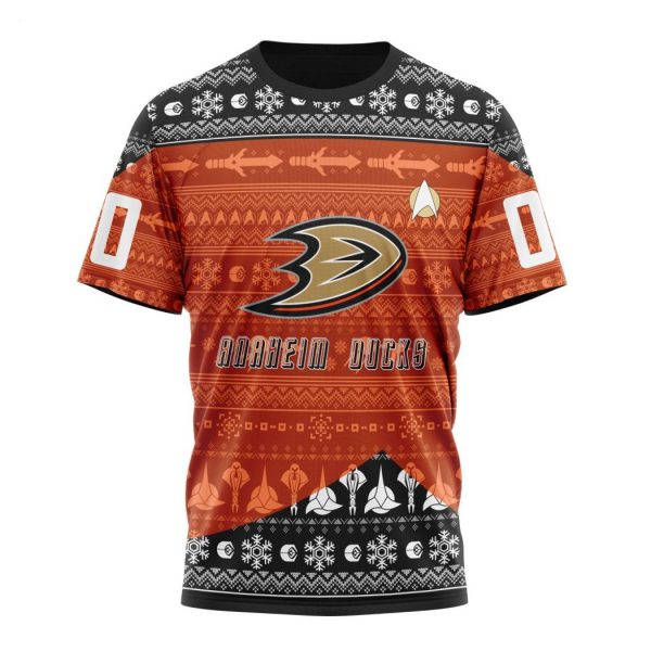 Personalized NHL Anaheim Ducks Special Star Trek Design Hoodie