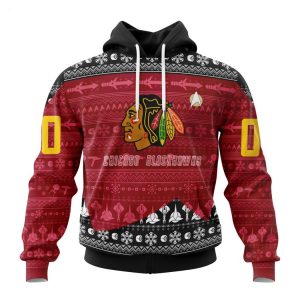 Personalized NHL Chicago Blackhawks Special Retro Gradient Design Hoodie