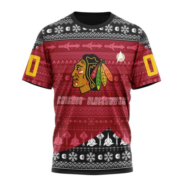 Personalized NHL Chicago Blackhawks Special Star Trek Design Hoodie