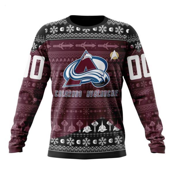 Personalized NHL Colorado Avalanche Special Star Trek Design Hoodie