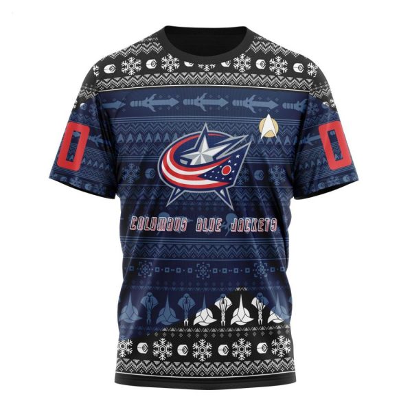 Personalized NHL Columbus Blue Jackets Special Star Trek Design Hoodie