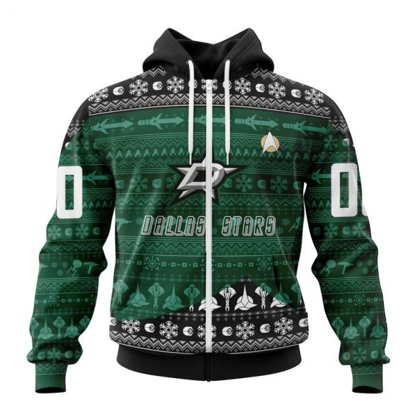 Personalized NHL Dallas Stars Special Star Trek Design Hoodie