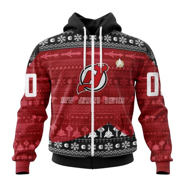 Personalized NHL New Jersey Devils Special Star Trek Design Hoodie