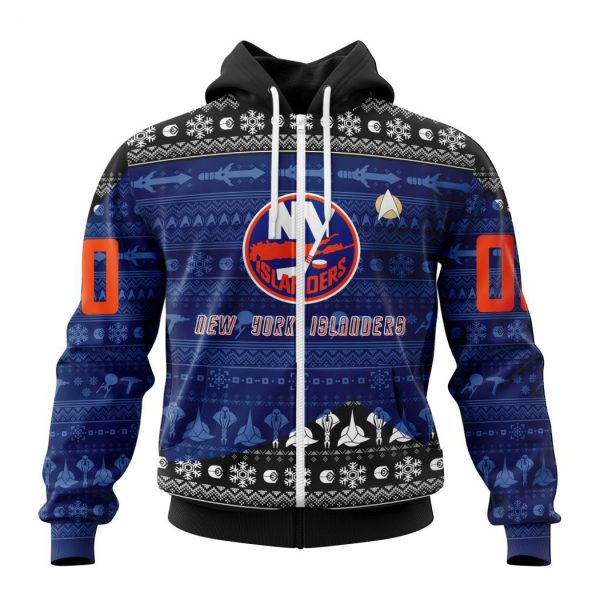 Personalized NHL New York Islanders Special Star Trek Design Hoodie