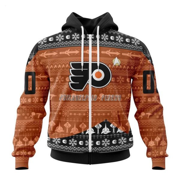 Personalized NHL Philadelphia Flyers Special Star Trek Design Hoodie