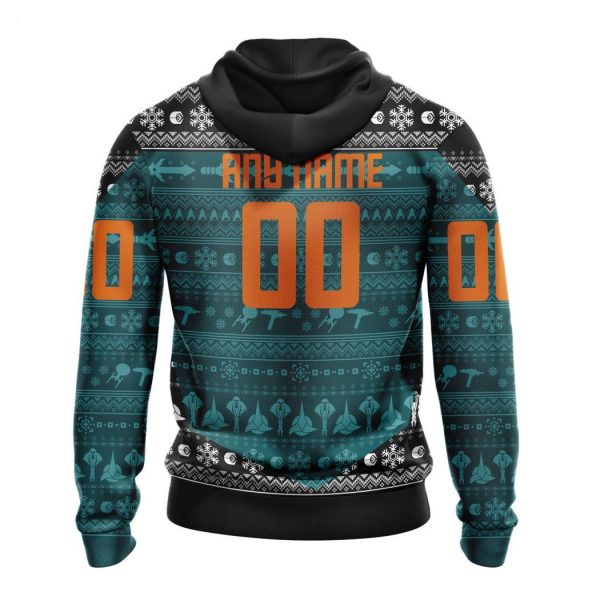 Personalized NHL San Jose Sharks Special Star Trek Design Hoodie