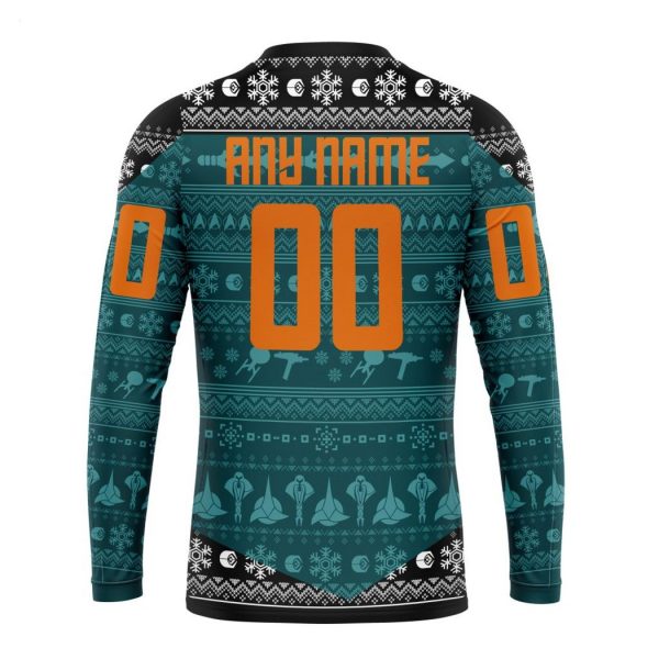 Personalized NHL San Jose Sharks Special Star Trek Design Hoodie