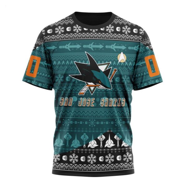 Personalized NHL San Jose Sharks Special Star Trek Design Hoodie