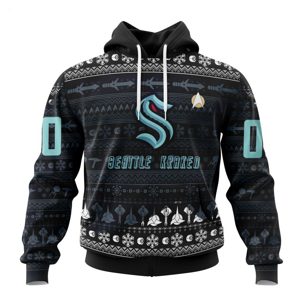 Custom Seattle Kraken Unisex With Retro Concepts NHL Shirt Hoodie