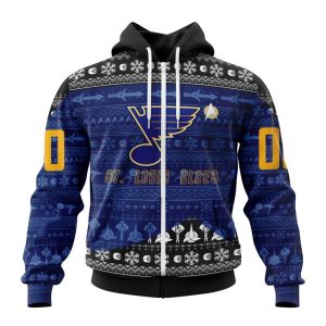Personalized NHL St Louis Blues Special Star Trek Design Hoodie