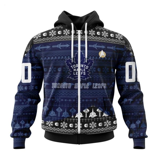 Personalized NHL Toronto Maple Leafs Special Star Trek Design Hoodie