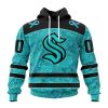 Personalized NHL St. Louis Blues Special Design Fight Ovarian Cancer Hoodie