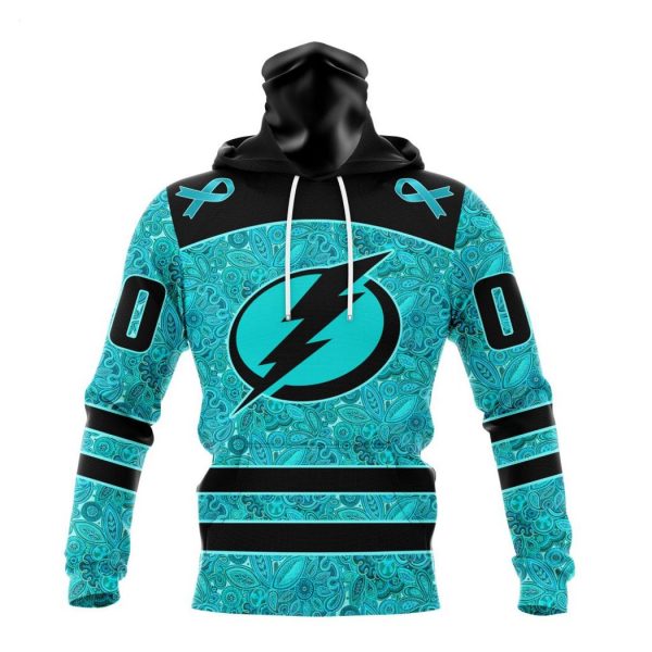 Personalized NHL Tampa Bay Lightning Special Design Fight Ovarian Cancer Hoodie