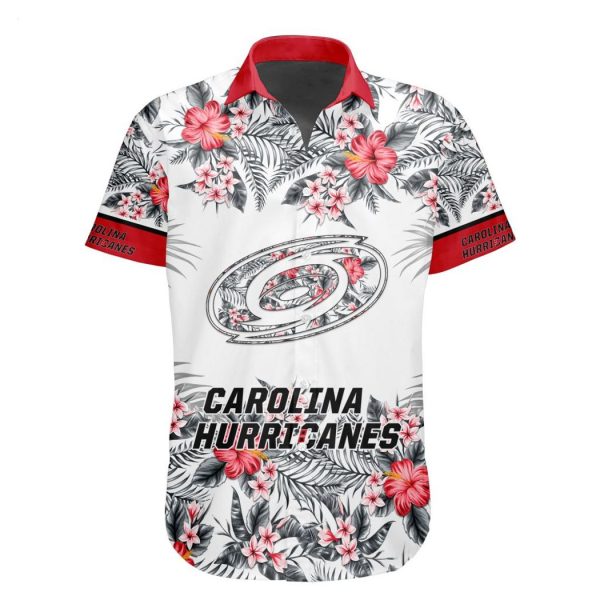 NHL Carolina Hurricanes Special Hawaiian Shirt With Design Button