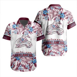 NHL Colorado Avalanche Special Hawaiian Shirt With Design Button